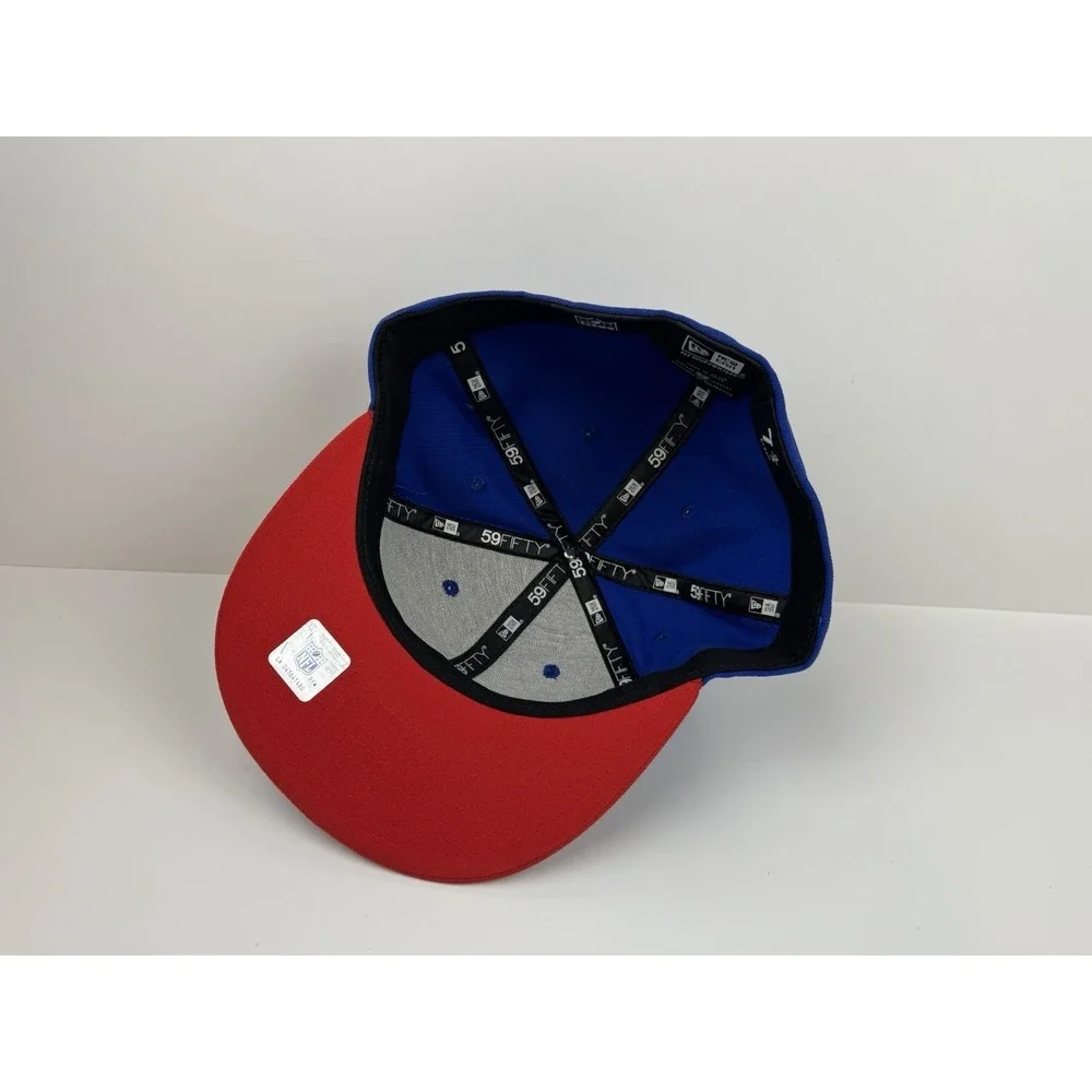 New Era Buffalo Bills 59FIFTY Blue Red Fitted‎ Cap Size 7 3/8